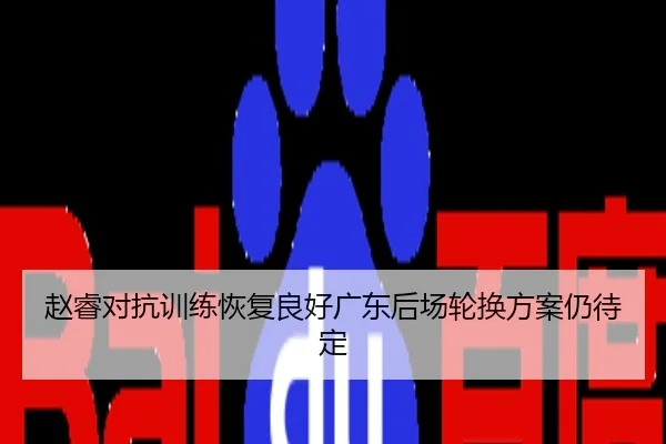 赵睿对抗训练恢复良好广东后场轮换方案仍待定